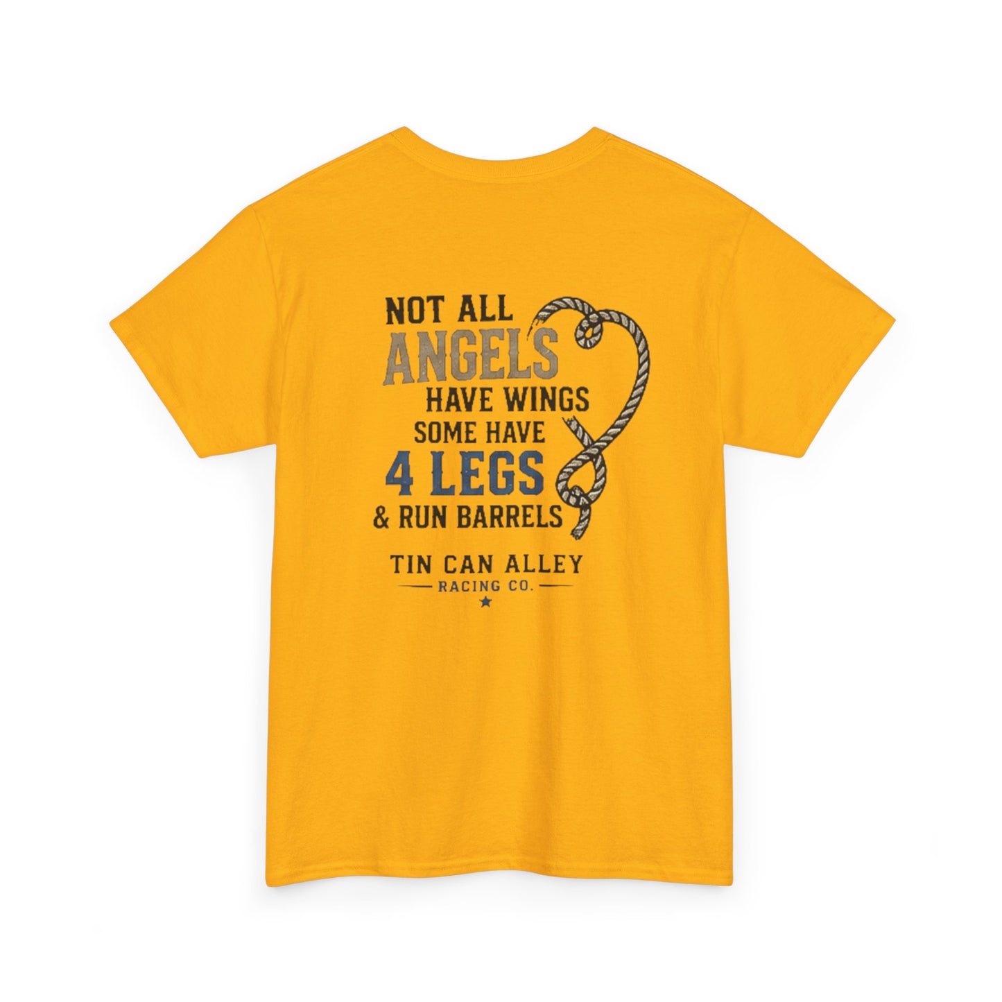 Horse Lover Tee — "Angels Have Four Legs" Graphic T‑Shirt