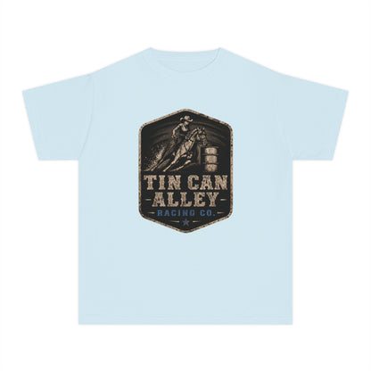 Youth Tee — Tin Can Alley Racing Co. Barrel Racing Graphic Shirt