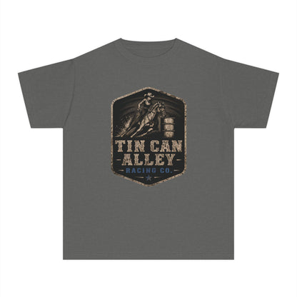 Youth Tee — Tin Can Alley Racing Co. Barrel Racing Graphic Shirt