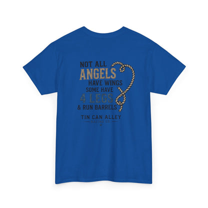 Horse Lover Tee — "Angels Have Four Legs" Graphic T‑Shirt