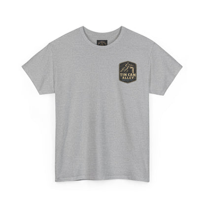 Barrel Racing Tee — "Fueled by Jesus, Coffee & Barrel Racing" Christian Rodeo Shirt
