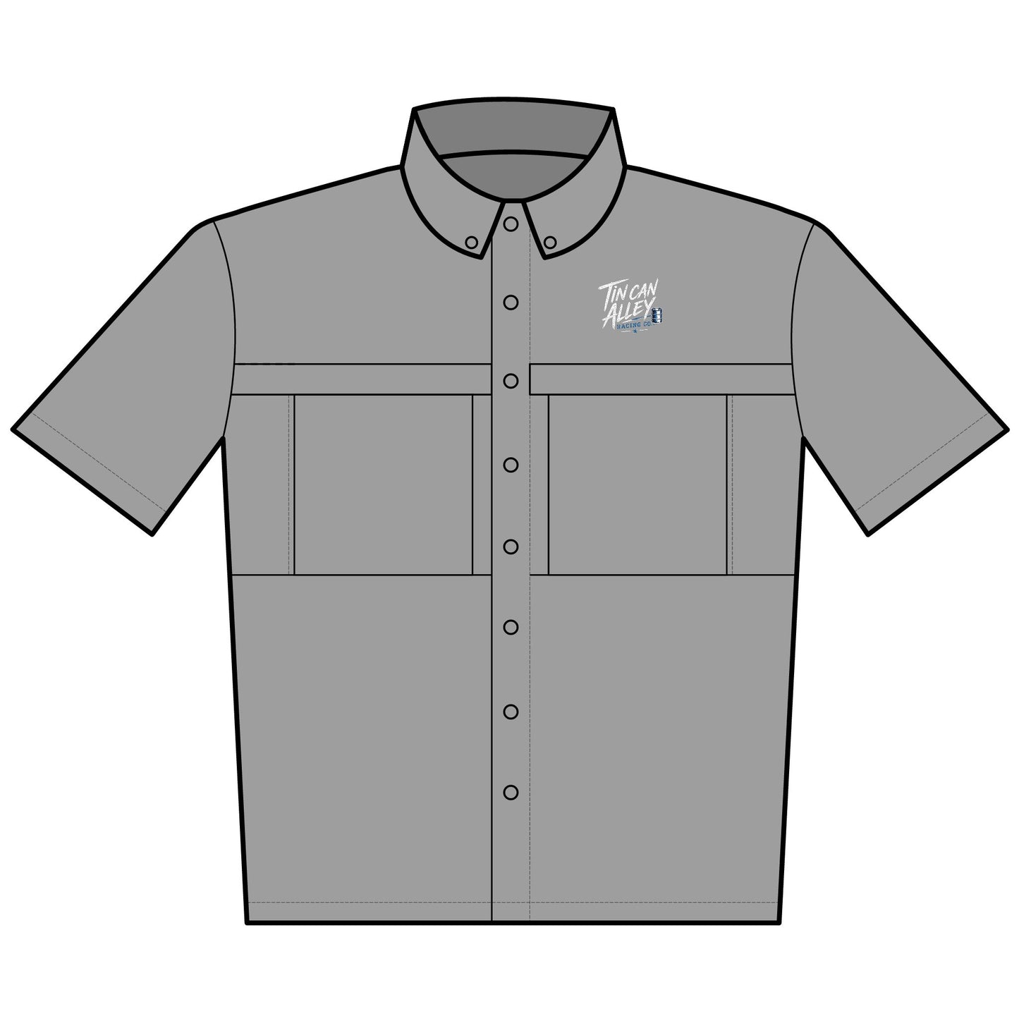Tin Can Alley Racing Co Vented Fishing Shirt