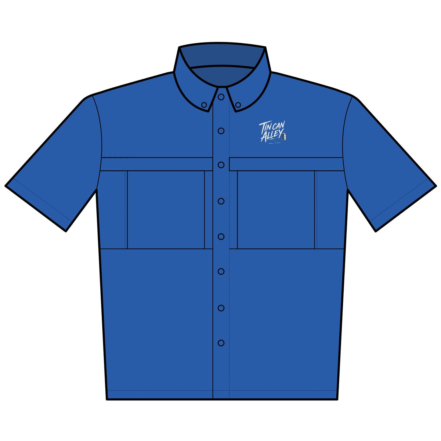 Tin Can Alley Racing Co Vented Fishing Shirt